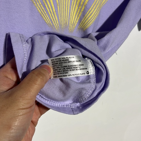 ACDC Purple Graphic Tee Shirt Size S (6/6X) - Picture 4 of 5